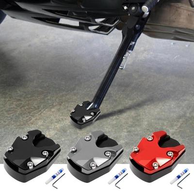 Motorcycle Kickstand Foot Side Stand Anti Sinking Plate Support Accessory Motorcycle Kickstand Foot Plate  Plate Support Tool