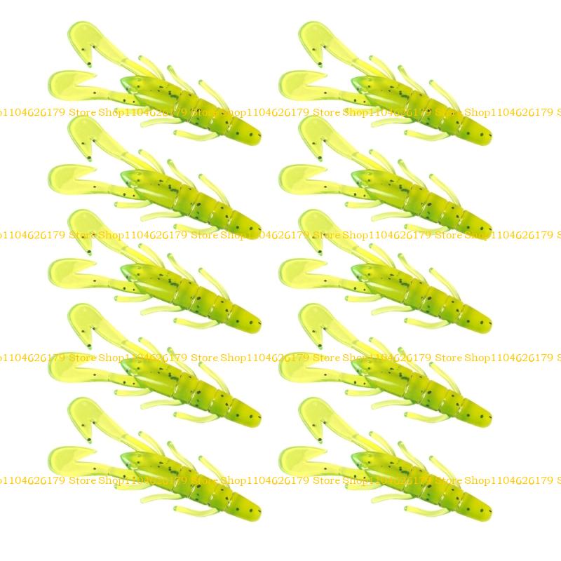 A1A2 Soft Baits Crawfish Lures for Trout Artificial Swimbait Fishing Accessories