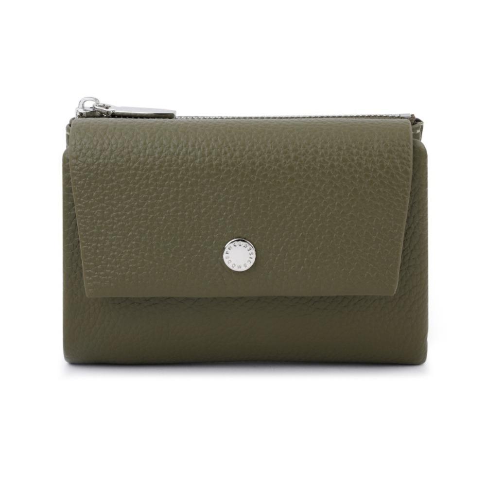 New PU Leather Short Wallet Solid Color Portable Money Bag Multifunctional Coin Purses Women