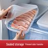Stackable Transparent Refrigerator Fresh-keeping Box with Soft Lid for Seafood, Fish, and Meat - Anti-odor Sealing.