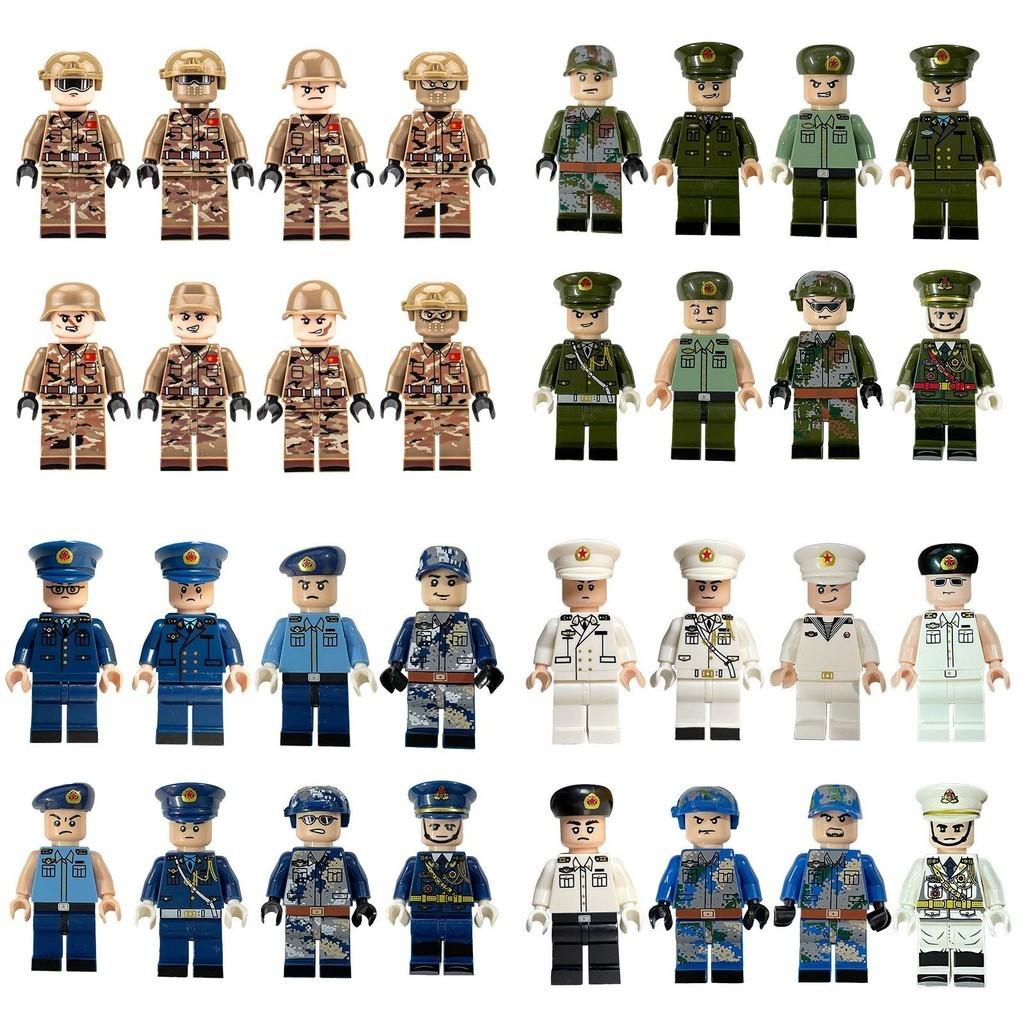 Military Building Block Set With Diverse Army Navy And Minifigures For Creative Play