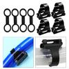 8 Pieces Scuba Dive Clips Attachments Universal Lightweight Tube Holders
