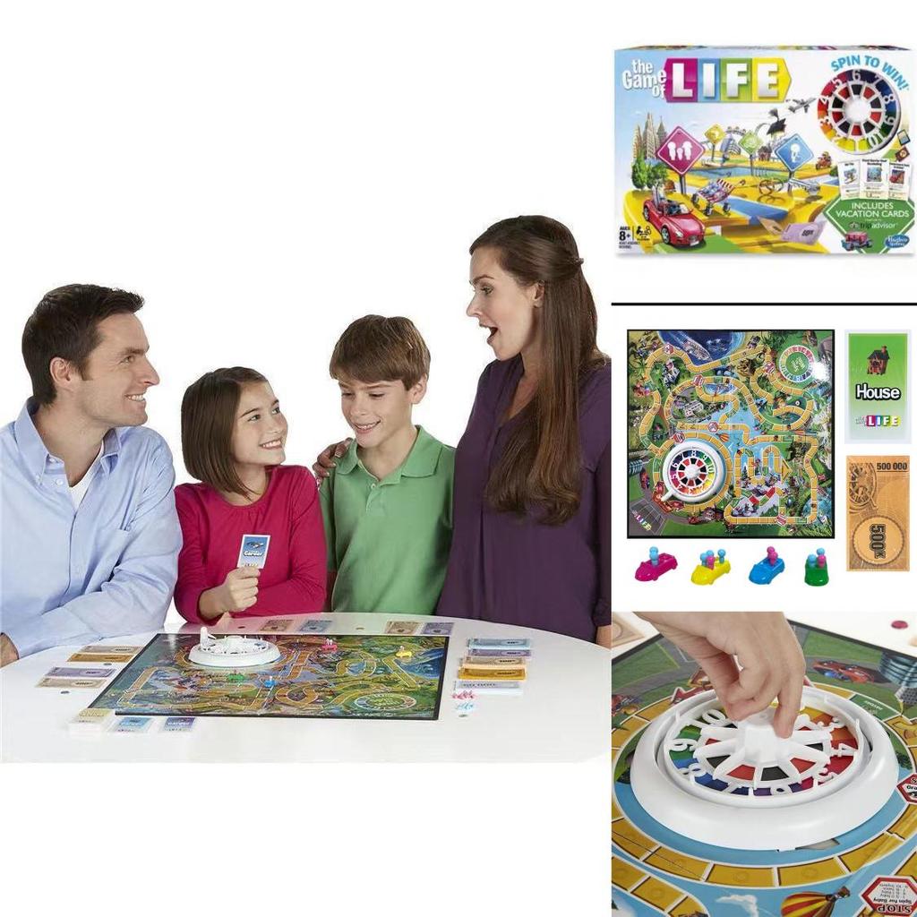 The Game Of Life English Card Deck Interactive Family Game For Game Night