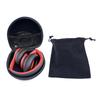 1 Set Lightweight Headphone Carrying Case Bag with Storage Box Dustproof for Dedicated Model Black