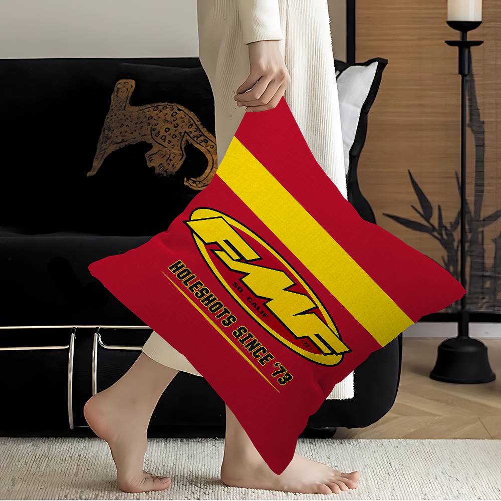 Fmf Racing Logo Personalized Pillow Cover Kids Bedroom Wild Party Decor Pillowcase Kid Birthday Shower Gift