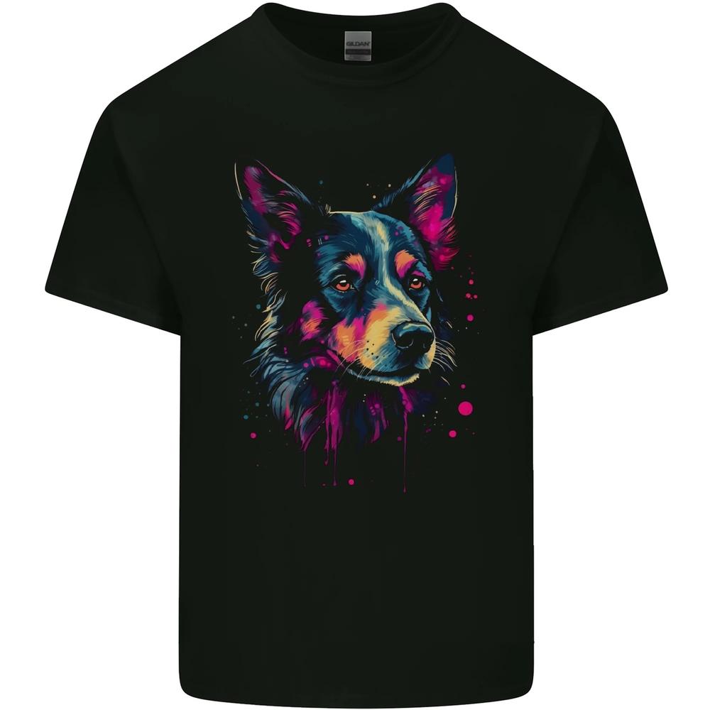 An Awesome Border Collie Dog Kids T-shirt Boys Girls L