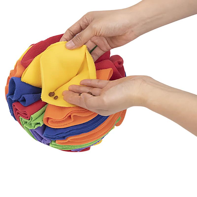 Interactive Dog Toys Snuffle Ball For Dogs Encourage Natural Foraging Skills, Snuffle Ball Dog Puzzle Toys Treat Ball For Large