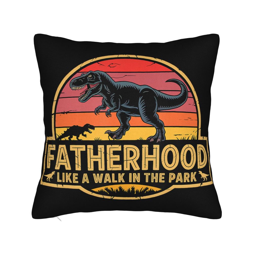 Jurassic Dad Pain Finds A Way Pillowcases Merch Printed Cushion Cover Decorations Throw Pillow Case Cover Home Multi Size