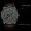 CRRJU-2212L Reloj cronógrafo de seis pines con cinturón Reloj de moda para hombres Reloj de negocios para hombres