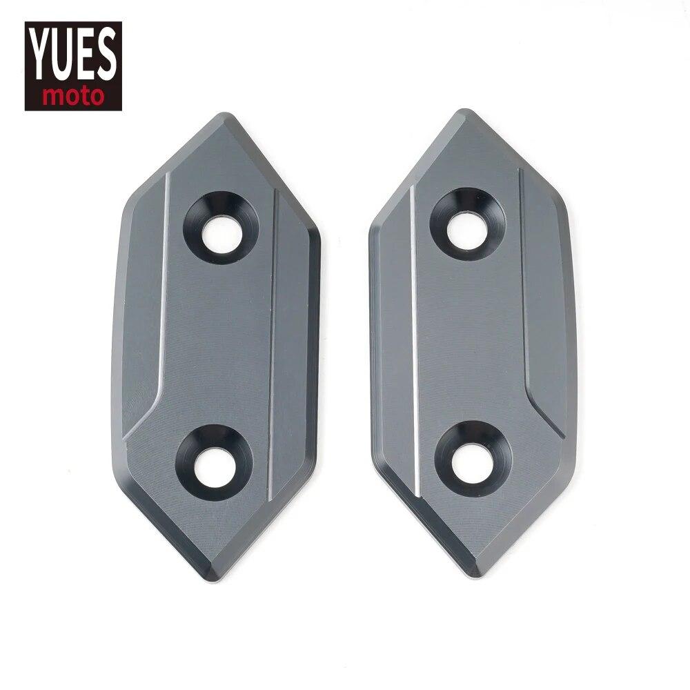 Akcesoria motocyklowe Pokrywa otworu lusterka CNC Aluminium Dla Kawasaki ZX10R ZX 10R 2008 2009 2010