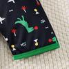 Toddler Boy Clothes Shorts Set Green Dinosaur Print Pajamas Cotton Crewneck Tees Shorts Set Summer Casual Outfit
