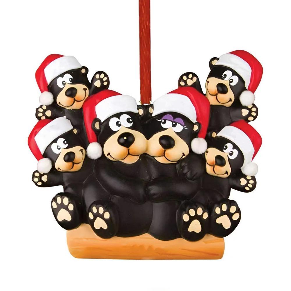 

Мультяшные рождественские подвески «Сделай сам», смола, подвесное украшение на рождественскую елку, семейная вечеринка Style E