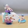 Anime Girl Figure Bundle, Elaina Rem Miku Anime Collectible Model, Car Dashboard Decor Gift