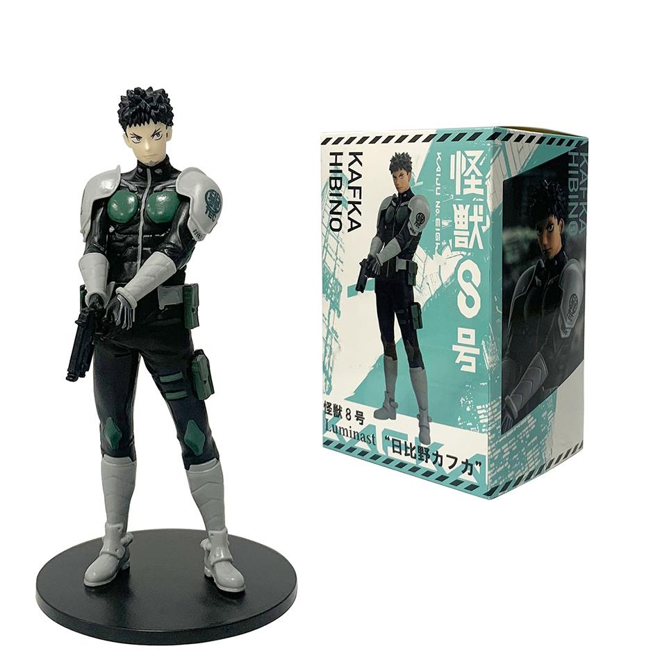Hot 21cm Kaiju Number Eight Figure Kafka Hibino Stands Monster Form No. 8 Anime Decoration Model Ornaments Birthday Gift