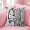 Japan Anime JJunji Horror Ito   Pillowcases Home Bedding Decorative Pillow Cover Wedding Super Soft Pillow Case