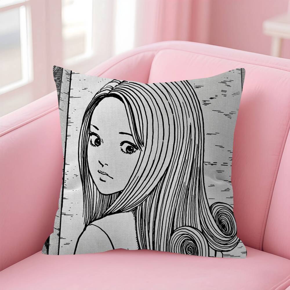 Japan Anime JJunji Horror Ito Pillowcases Home Bedding Decorative Pillow Cover Wedding Super Soft Pillow Case