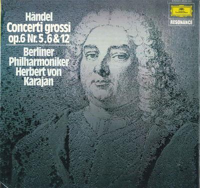 LP Record HERBERT VON KARAJAN, BERLINER PHILH - Handel Concerto Grosso Op6 / Nr5 D  2535320 DEUTSCHE GRAMMO Germany Classical Used