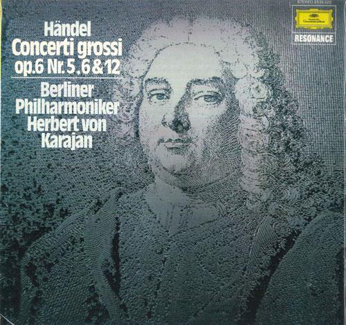

LP Record HERBERT VON KARAJAN, BERLINER PHILH - Handel Concerto Grosso Op6 / Nr5 D 2535320 DEUTSCHE GRAMMO Germany Classical Used
