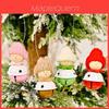 Adorable Knitted Hat Bell Hanging Christmas Decorations For Tree And Home Decor