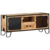 Day and Night - Day and Night TV Cabinet Made of Solid Rough Mango Wood 110x31x46 Cm