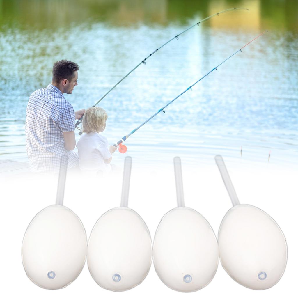 4Pcs Peg Float Fishing Fish Float Acrylic Fishing Bobbers Fishing Float Long Cast Fishing Catfishes Float Slip Rod Float