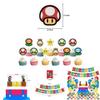 Super Mario Kids Birthday Party Decor Suit Features Colorful Balloons And Cheerful Banner For Celebration