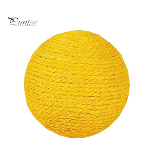 

Игрушка для кошек, интерактивная игрушка-когтеточка из сизаля, устойчивая к укусам игрушка для домашних животных, для снятия стресса и упражнений жёлтый