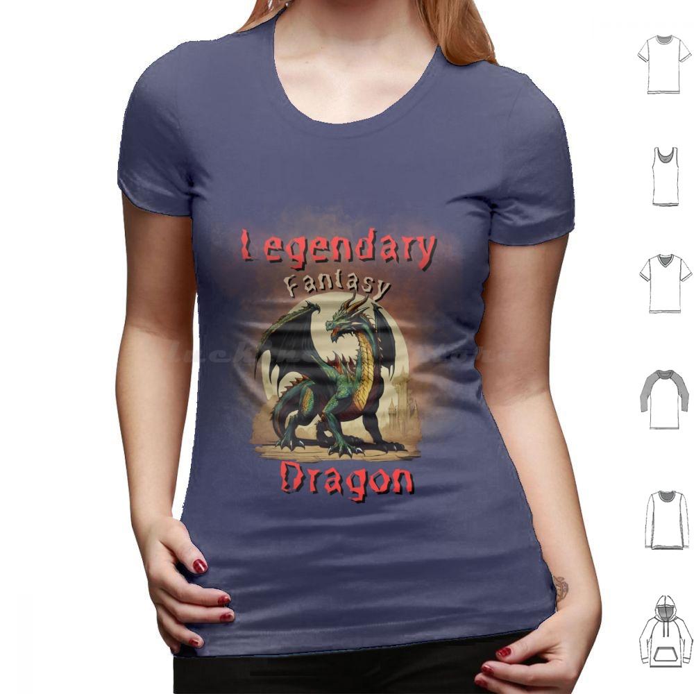 Funny Legendary Fantasy Dragon Cool Gift Mens Women T Shirt Cotton Men Women DIY Print Legendary Animals Mystic Dragon Mystic