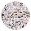 Charlie Su QQ Anime Stickers - 100 Sheets for Laptop, Journal, Phone Case, and Decor.