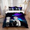 Space Adventure Friendship Print 3Pcs Bedding Setduvet Cover With 2 Bedropillowcase Home Birthday Gift