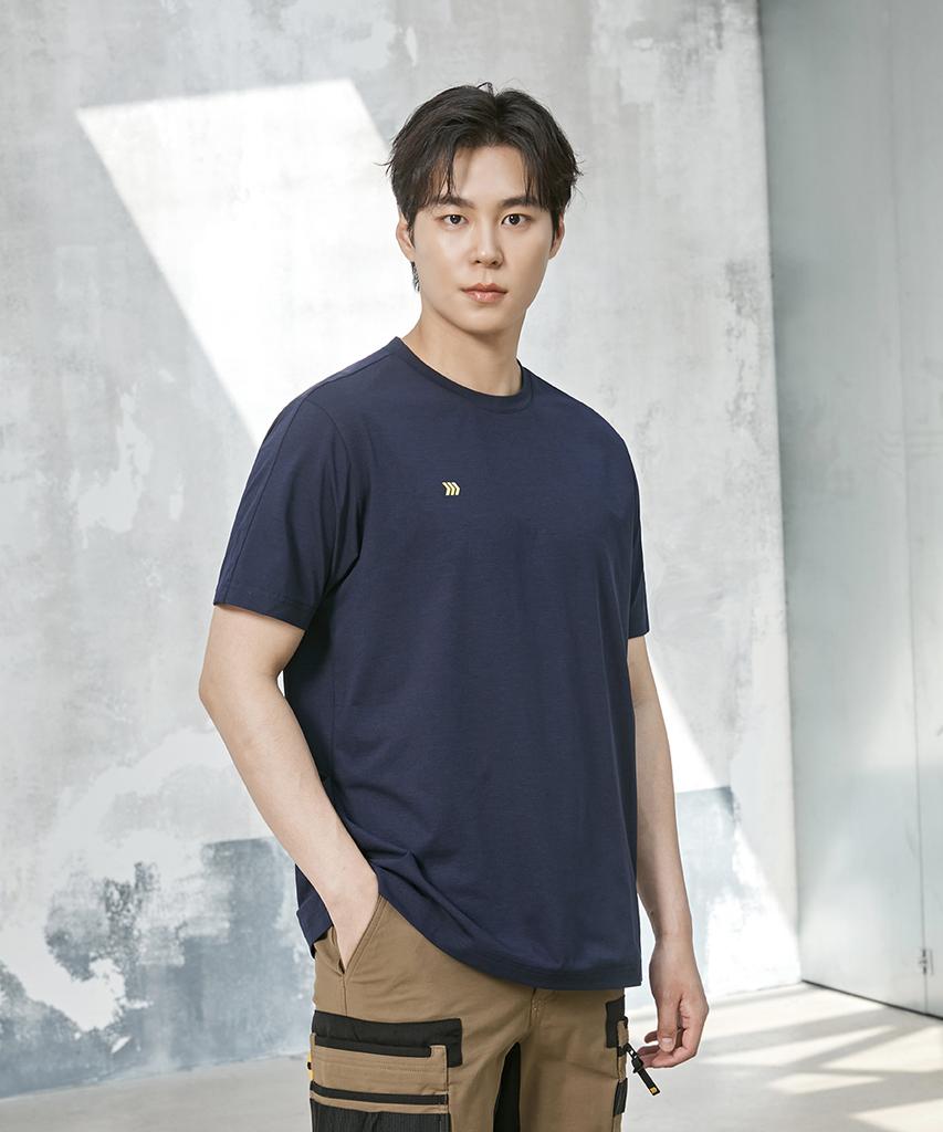 WILLBE LAB Ventilation Cooling Short Sleeve T-Shirt (Nv)