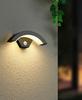 Sensor Outdoor Lights Aluminum Modern Simple Porch LED Wall Lighting Garden Decoration Wall Sconce Home Accessories Gift