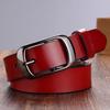 Women's Casual Korean Style Belt with Pin Buckle - Fashionable Cowhide Accessory