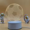 Luminous 3D Football Lamp Soccer Ball Table Lamp Easy To Use LED Night Light  Girls
