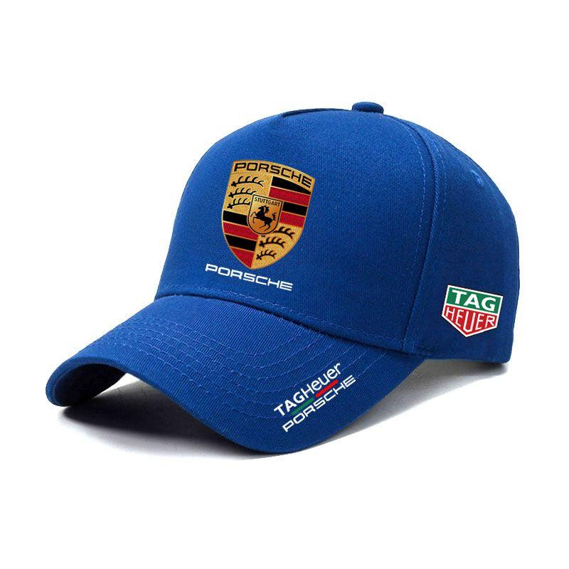 Porsche Voor  Logo 3D Pet Auto MOTO GP Racing F1 Auto Eendensnavel Pet Baseballpet Pet Verstelbaar Casual Truckerpet Pet Accessoires