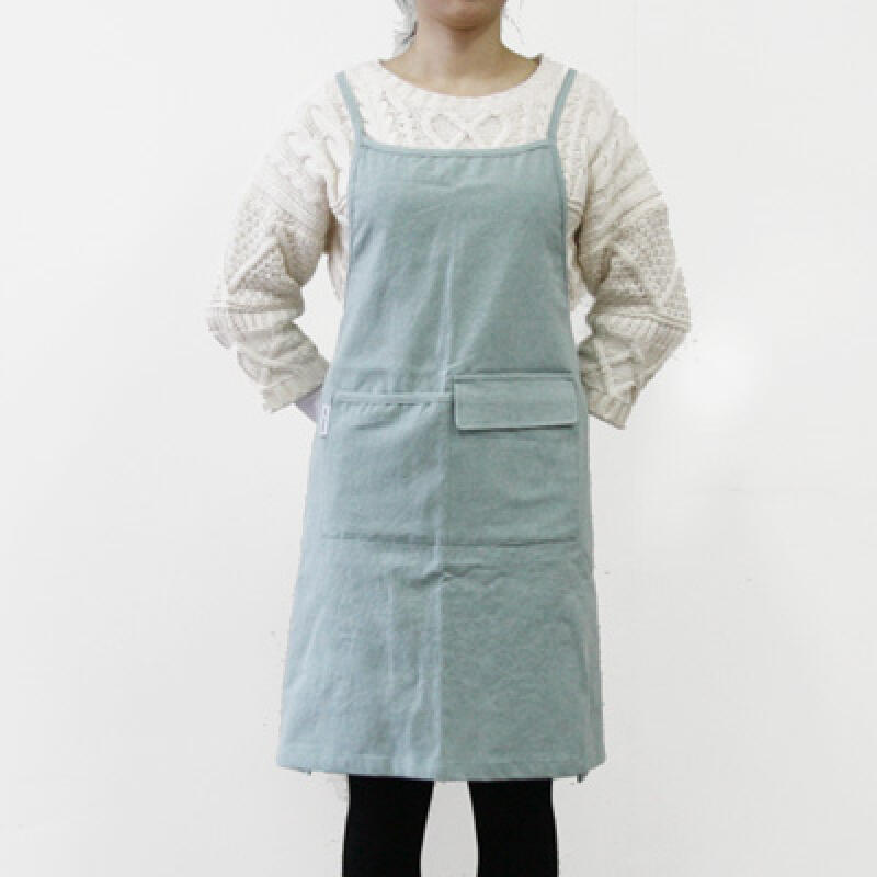 

Signature Linen Apron_Mint