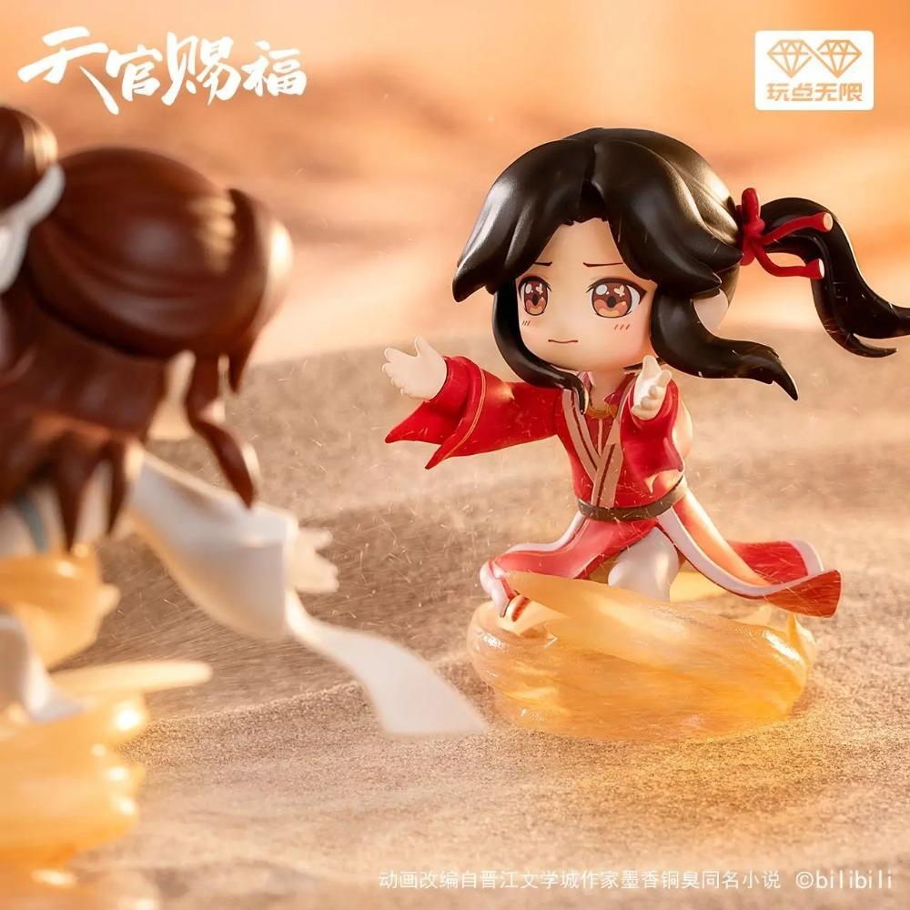 Genuine Heavenly Official Blessing Xie Lian Hua Chneg San Lang Lucky To Meet You Series Action Figures Desk Decoration Toys Gift