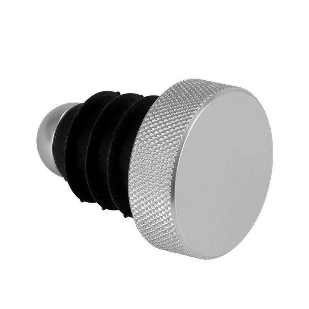 Silicone Wine Bottle Stopper Reusable Wine Preserver Airtight Seal Wine Stopper Wine Cabinet серебряный