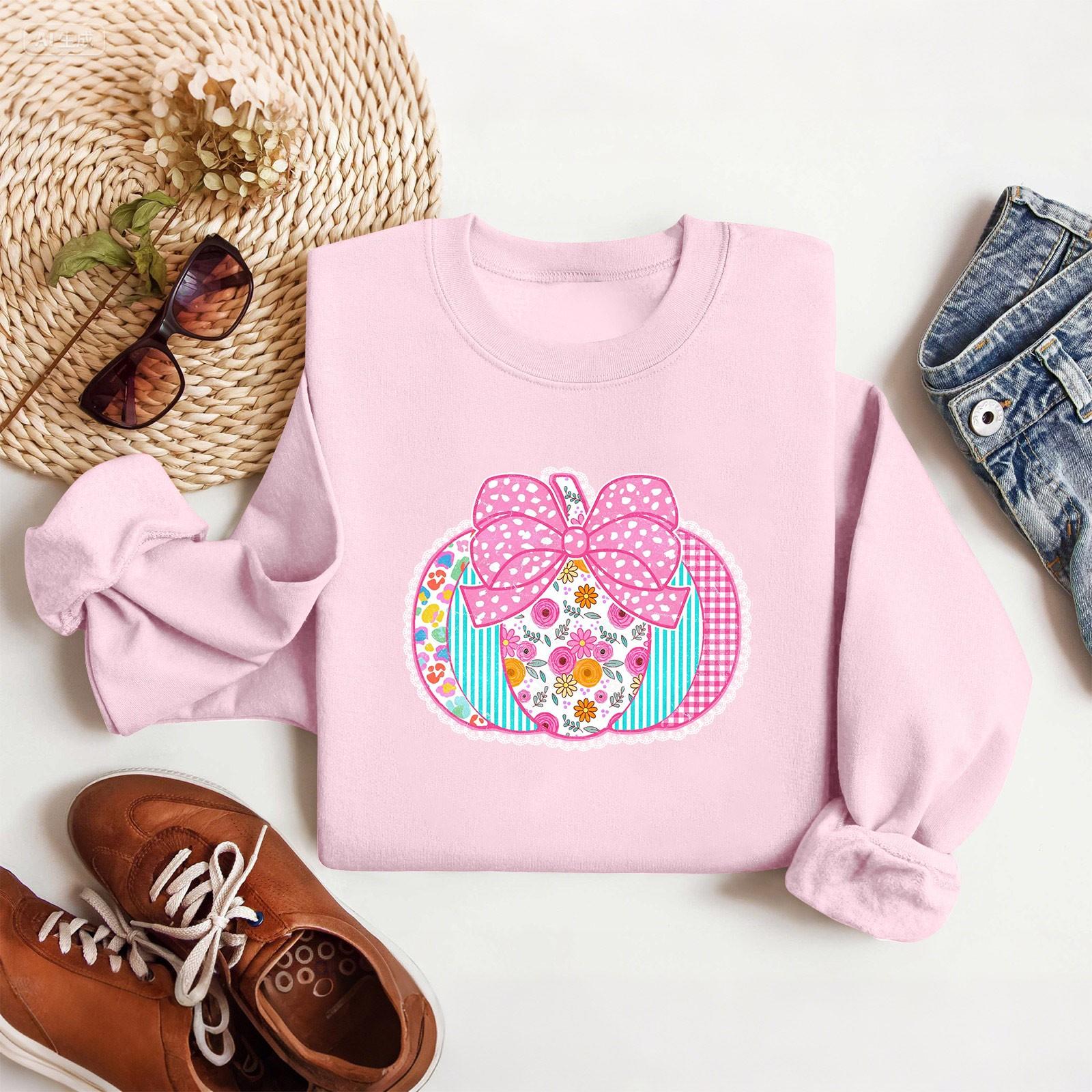 

Женские топы Женский свитшот с длинным рукавом Повседневный с круглым вырезом Свободного кроя Пуловер Флисовые топы L