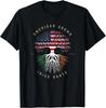 American Grown Irish Roots Ireland Flag Gift Unisex T-Shirt