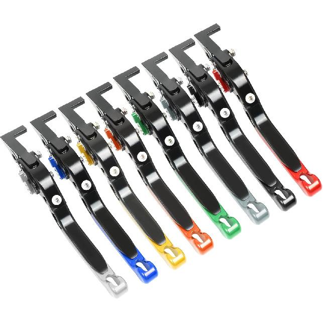 Motorcycle Foldable Brake Clutch Levers Adjustable Aluminum Handlebar Lever Replacement for Kawasaki Ninja 400 18-20 Ninja 300R 13-17 Ninja 250R