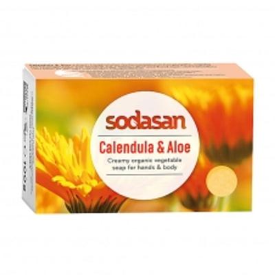 Sodasan Calendula & Aloe Vegetable Soap 100g