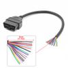 16-pins DIY 30cm OBD2 Auto Verlengsnoer Volledig Vrouwelijk Mannelijk Vrouwelijk Automotive Auto Diagnostisch Gereedschap Scanner OBDII Connector Kabel