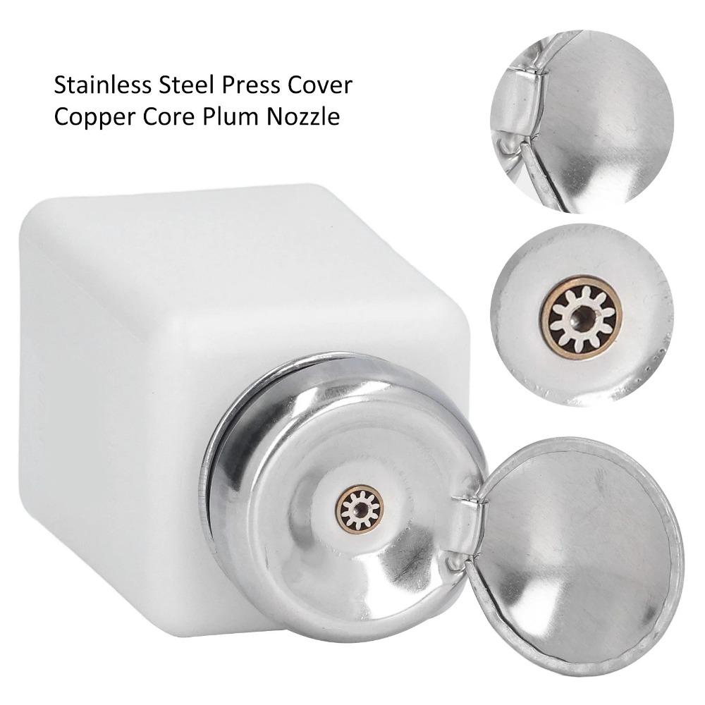 200ML ESD-Sicherer Press-Typ Lösungsmittelspender mit Edelstahlkappe - Quadratische Antistatische Flasche für Alkohol/Verdünner