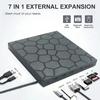 7-in-1 USB 3.0 Type-C External DVD RW CD Player Optical Drives DVD Burner Recorder Reader Disk Drive For Laptop Desktop Notebook
