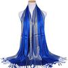 Fashion Women Muslim Long Soft Cotton Shawl Luxury Scarf Tassel Stole Wrap
