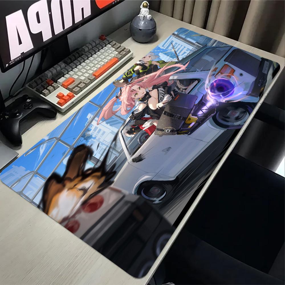 Fashion Video Game Zenless Zone Zero Nicole Derama Mouse Pad Gaming Accessories Large Cool Keyboard Desk Game Rubber No-slip Pad