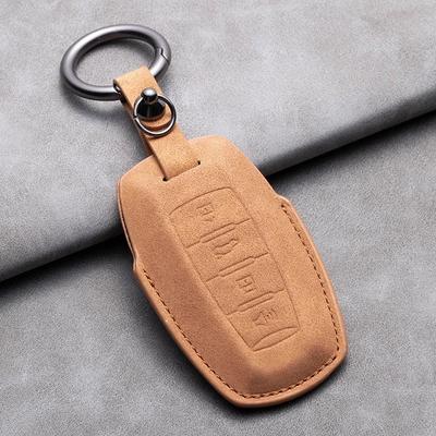 4 Buttons Leather Car Remote Key Case Cover For Haval Jolion Great Wall H6 H7 H4 H9 F5 F7 F7X F7H H2S For Gmw Dargo