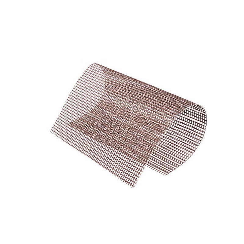 

Коврик для гриля Сетка для барбекю 2 шт. Антипригарный тефлоновый лист для приготовления и жарки Подкладка для рыбы Новый 1pc Beige