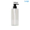 400/500ml Quadratische Badezimmer Seifenspender Nachfüllbarer Shampoo Duschgel Halter Tragbarer Reise Spender Leere Badezimmer Pumpe Flasche